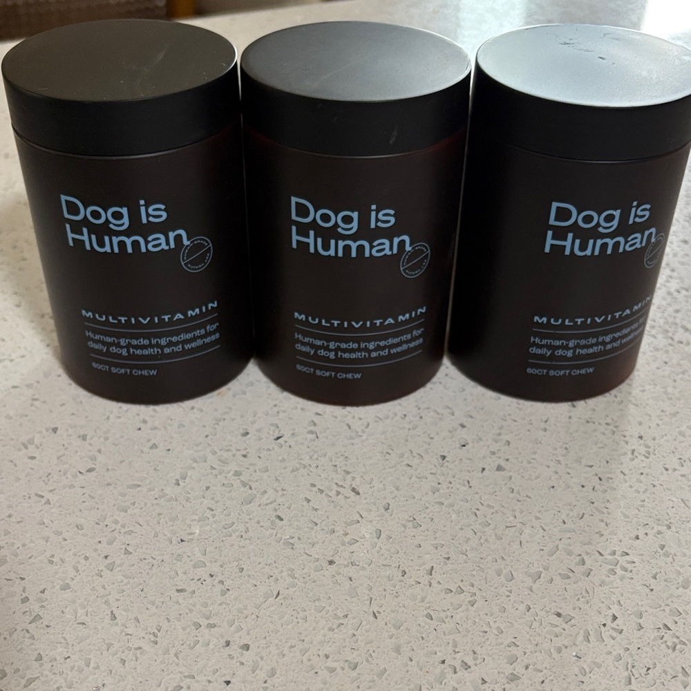 Dog is Human daily multivitamin 3 pack NEW SEALED